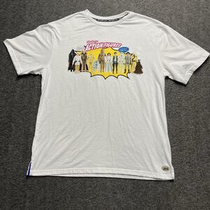 Star Wars 45th Anniversary Vintage Action Figures T-Shirt Men Large White Disney